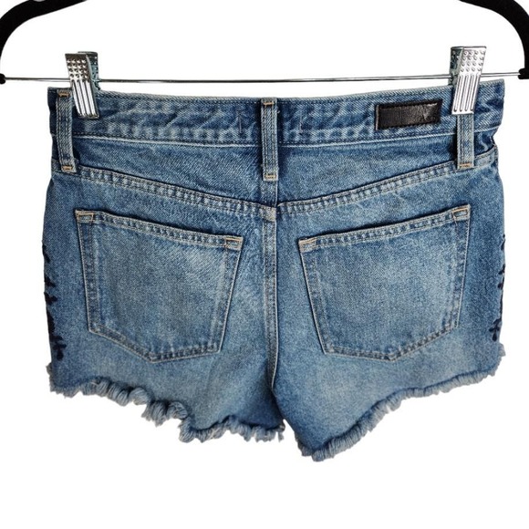 Abercrombie & Fitch Annie High Rise Floral Embroidered Shorts Womens 26/2 - Picture 2 of 7
